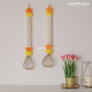 Yellow White Side Hanging